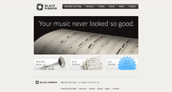 Desktop Screenshot of blackribbonprinting.com